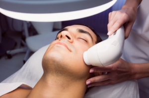 Epilation laser de la barbe à l'Eveil d'Essences